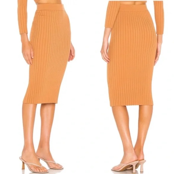 Michelle Mason Rib midi skirt P XS - Picture 5 of 7